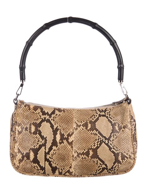 gucci handbag snakeskin|gucci bag with snake.